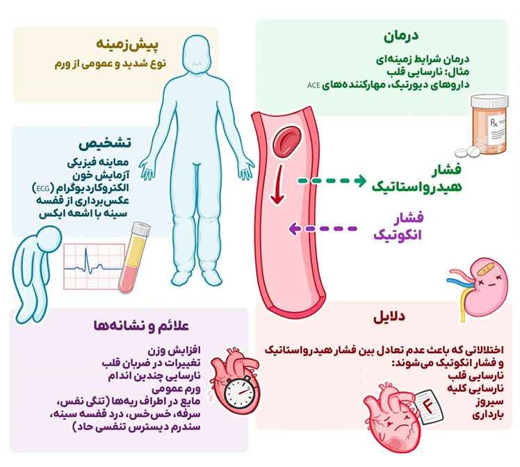 ورم پا عارضه شایعی است که بیشتر افراد در طول زندگی خود آن را تجربه می‌کنند و در اکثر موارد هم بدون نیاز به مداخله پزشکی از بین می‌رود. اگر ورم پاشنه پا بعد از گذشت چند روز از بین نرود و شدیدتر شود، به احتمال زیاد نشانه یک بیماری است و باید تحت‌نظر پزشک برای درمان قرار گیرد. اگر می‌خواهید بدانید ورم پا نشانه چیست و در مواجه با آن چه باید کرد، تا انتهای این مقاله همراه ما باشید. در ادامه این مقاله از مجله سلامت پلاس به این سوال که ورم پا از چی میتونه باشه پاسخ خواهیم داد.